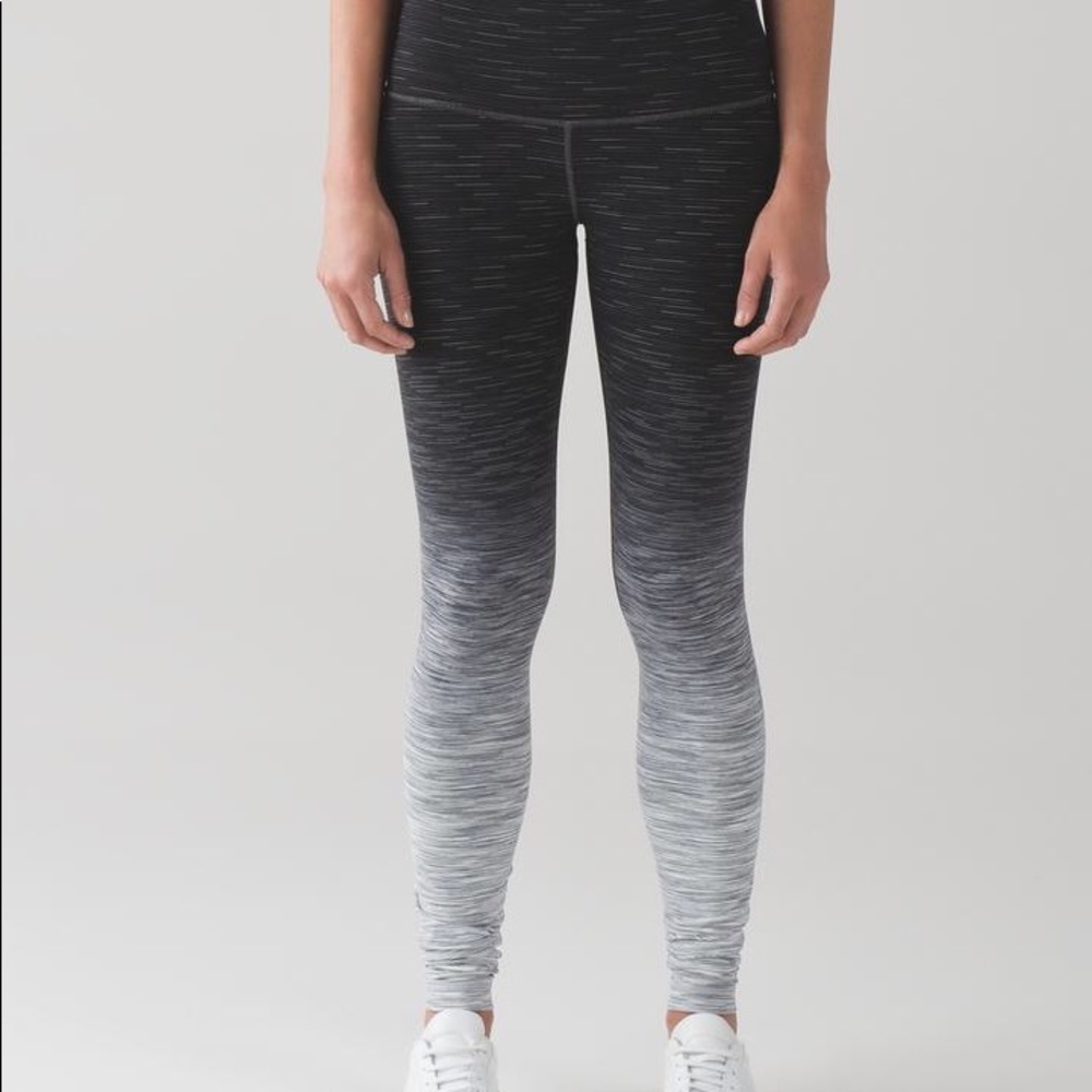 Lululemon wunder under hi rise ombré pant leggings